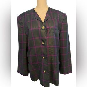 Womens Le Suit lined long sleeve blazer/jacket with button up front Size 18 NWOT